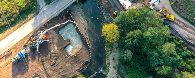 Sablières J. Leonhart fournit le contournement de Châtenois en béton