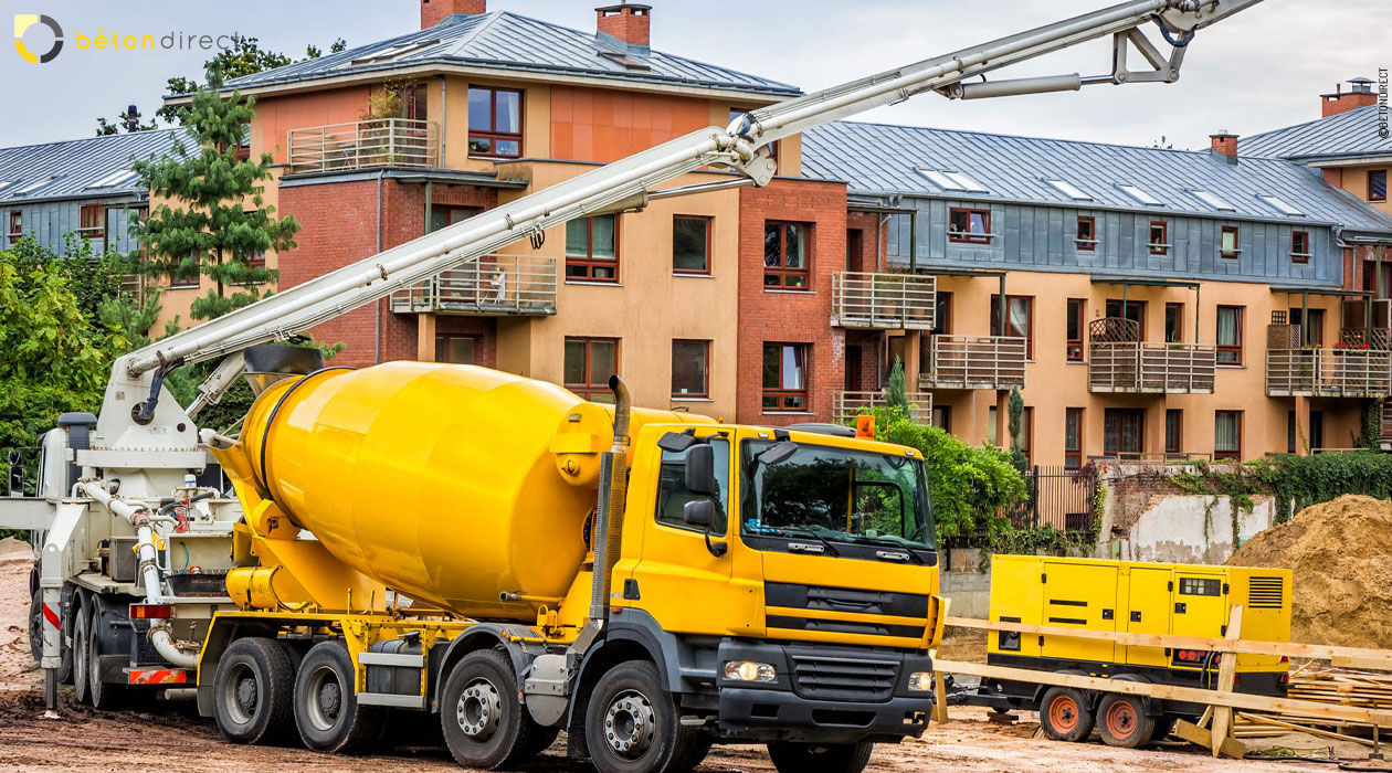 Livraison de béton pour les particuliers