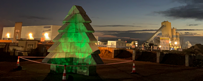 Sablières Leonhart et SEPA commémorent les 500 ans du sapin de Noël